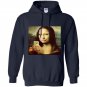 Hilarious parody mona lisa taking a selfie Hoodie