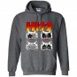 Hiss kiss cats kittens rock funny Hoodie