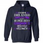 I am a super sexy crohns disease warrior funny Hoodie