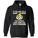 If you wanted a soft serve funny volleyball Hoodie
