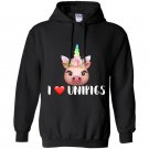I love unipigs funny unicorn pig lover Hoodie