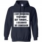 I quit drinking yesterday but tonight i celebrate my comebac Hoodie