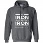 Iron sharpens iron christian Hoodie