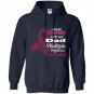 I wear burgundy for my dad multiple myeloma awareness Hoodie