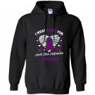 I wear purple for arnold chiari malformation awareness Hoodie
