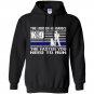 K9 police he barks funny thin blue line Hoodie
