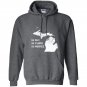 Lake michigan funny no sharks salt worries born home Hoodie