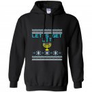 Lets get lit funny hanukkah sweater menorah Hoodie