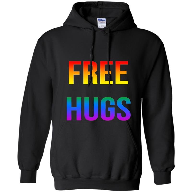 Lgbt gay pride free hugs rainbow Hoodie