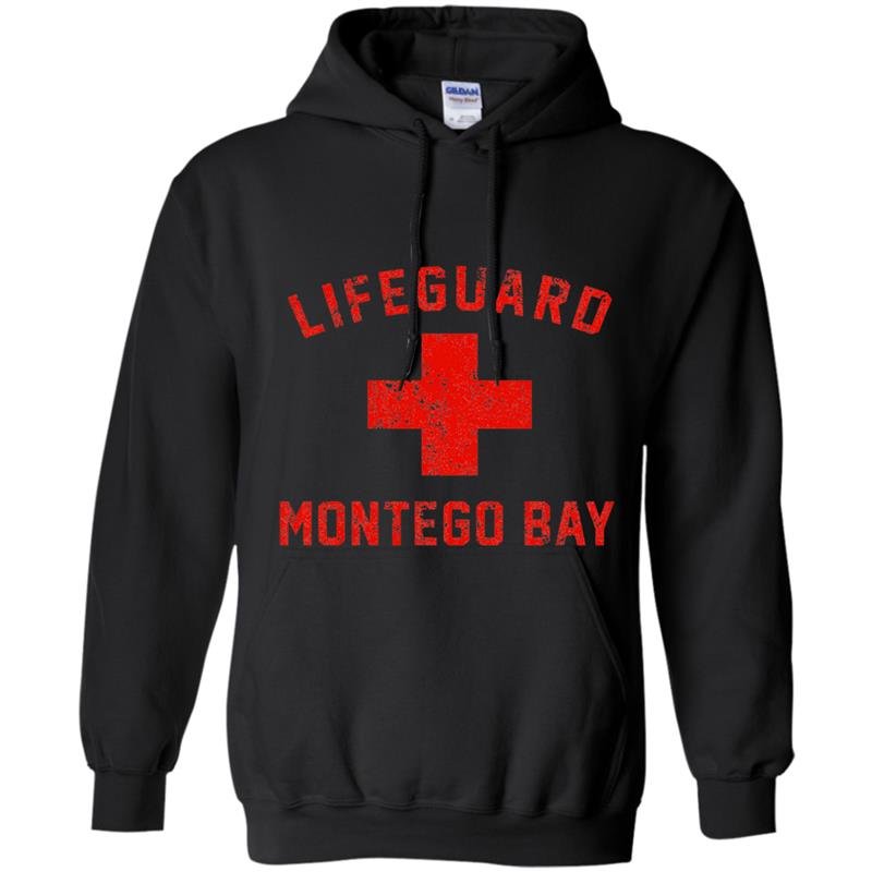 Lifeguard montego bay jamaica beach ocean swim pool Hoodie