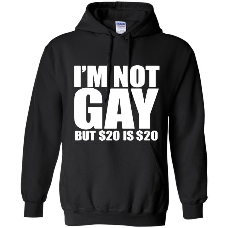 Loo show im not gay but 20 bucks is 20 bucks workout tank top graphic Hoodie