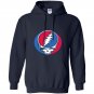Loo show mens vintage grateful dead steal your face graphic Hoodie