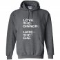 Love the sinner hate the sign Hoodie