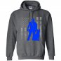 Male k 9 officer blue line flag for k9 handlers Hoodie