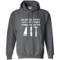 Measure twice cut once then force it woodworking Hoodie