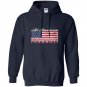 Mens all american grandpa american flag 4th of july gift Hoodie