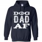 Mens dog dad af Hoodie