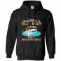 Mens never underestimate an old man with a pontoon boat Hoodie