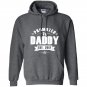 Mens promoted to daddy gift new dad est 2017 Hoodie