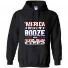 Merica 4th of july drinking party funny patriotic Hoodie