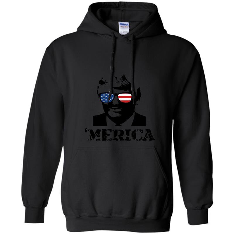 Merica july 4th donald trump Hoodie