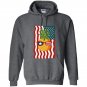 Merica sunglasses flag pineapple 4th of july patriots Hoodie