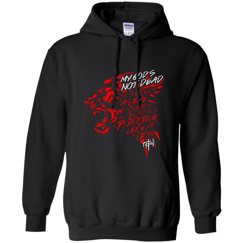 My gods not dead hes surely alive hes living Hoodie