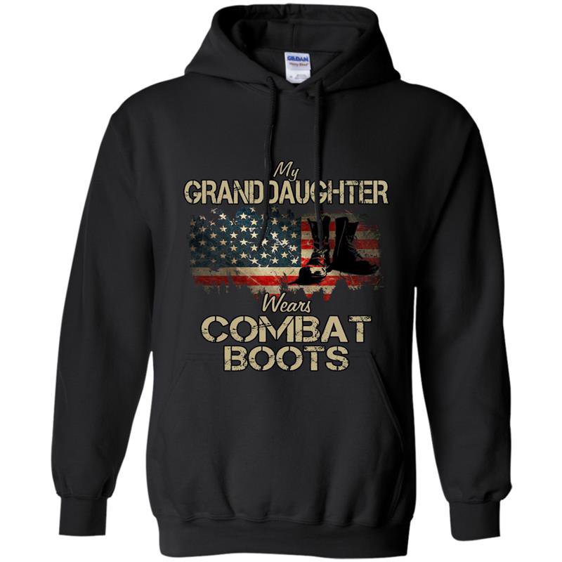 My granddaughter wears combat boots Hoodie