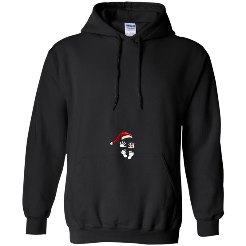 New baby bump first christmas 2016 pregnancy Hoodie