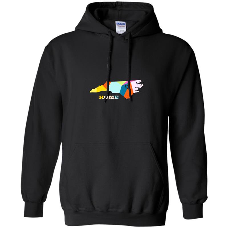North carolina home state usa map heart graphic tee Hoodie
