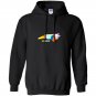 North carolina home state usa map heart graphic tee Hoodie