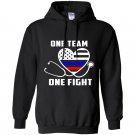 One team one fight nurse support police firefighter Hoodie