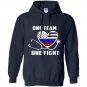 One team one fight nurse support police firefighter Hoodie