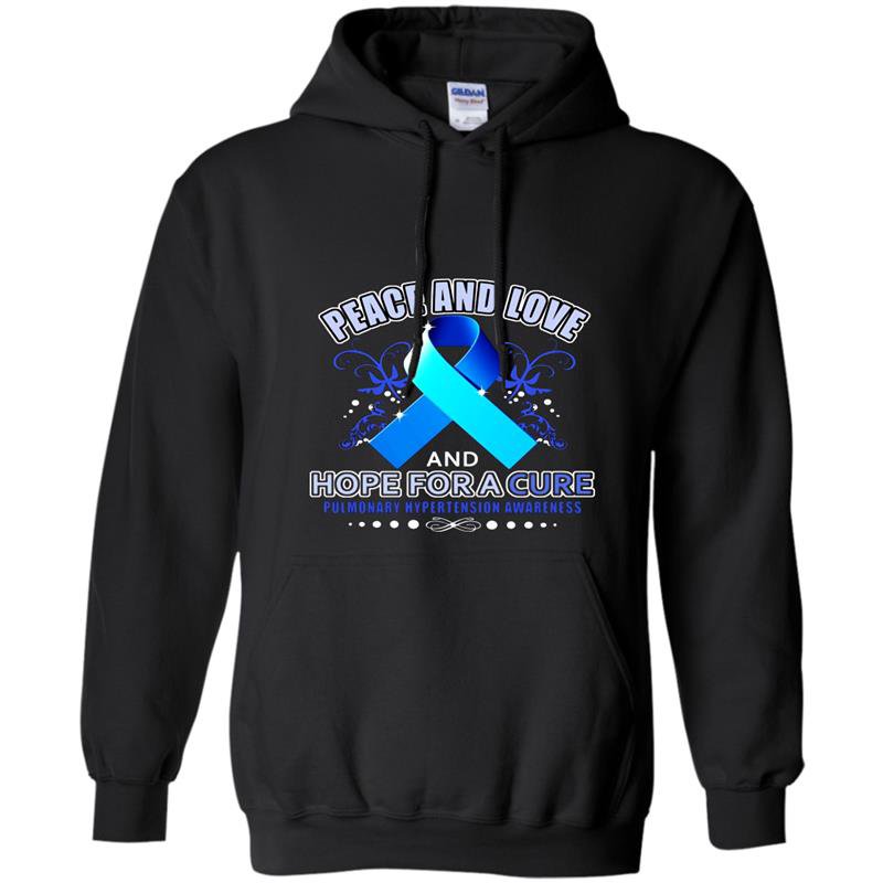 Peace love and hope pulmonary hypertension awareness Hoodie