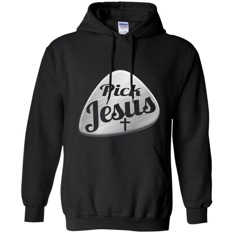 Pick jesus gift for the christian guitarist Hoodie