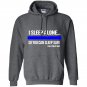 Police i sleep alone you can sleep safe police wife Hoodie