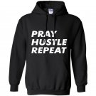 Pray hustle repeat christian entrepreneur quote Hoodie