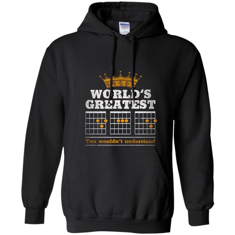 Premium worlds greatest f chord guitar dad Hoodie