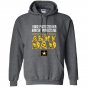 Proud army dad daughter soldier navy air force Hoodie