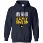 Proud army dad daughter soldier navy air force Hoodie
