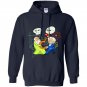 Pythagoras fights einstein c2 funny science tee gift Hoodie