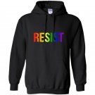 Resist rainbow flag nationa pride march Hoodie