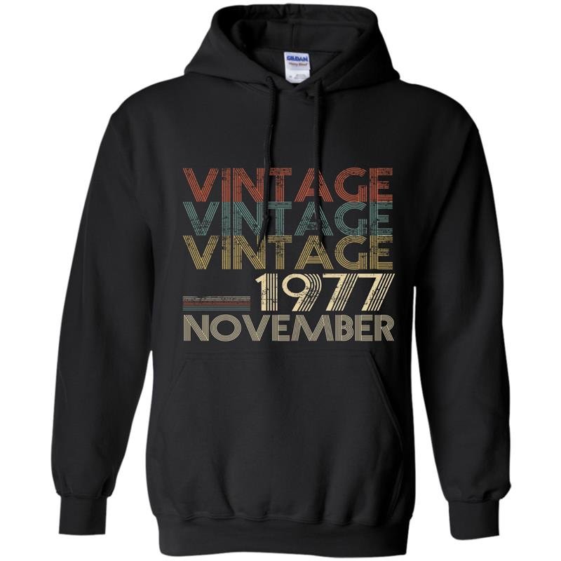 Retro classic vintage november 1977 40th gift 40 years old Hoodie