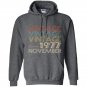 Retro classic vintage november 1977 40th gift 40 years old Hoodie