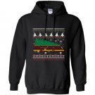 Rv camping ugly sweater xmas tree rv graphic Hoodie