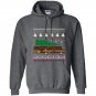 Rv camping ugly sweater xmas tree rv graphic Hoodie