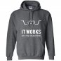 Shrug it works on my machine funny programmer excuse Hoodie