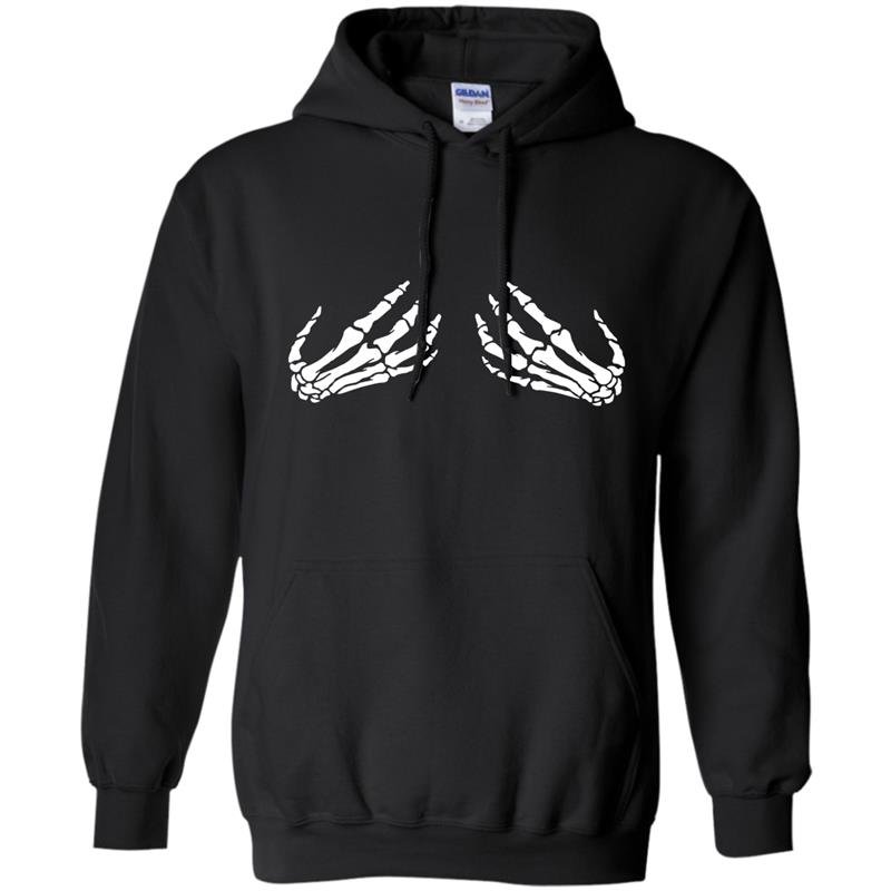 Skeleton hand skeleton hand bra halloween Hoodie