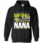 Softball nana favorite player calls me nana Hoodie