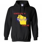 Somebody in wisconsin loves me state Hoodie